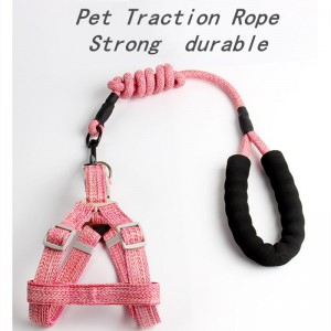 The latest design of China super strong rope rotating buckle pet training traction rope