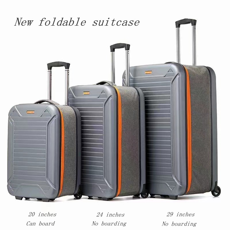 Low price for Small Luggage Bag - Newly designed PC trolley case, foldable storage storage travel luggage – Sansan