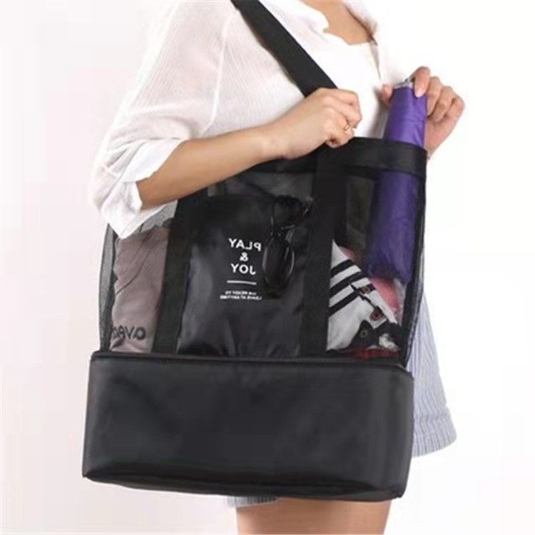 Reasonable price Portable Travel Storage Bag - Separate dry and wet large-capacity picnic bag swimming beach bag men’s and women’s sports gym bag – Sansan