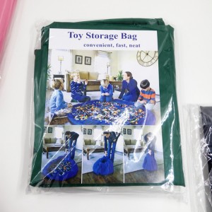 Creative waterproof polyester bundling toy storage bag, home life cosmetic bag, children’s debris quick storage bag