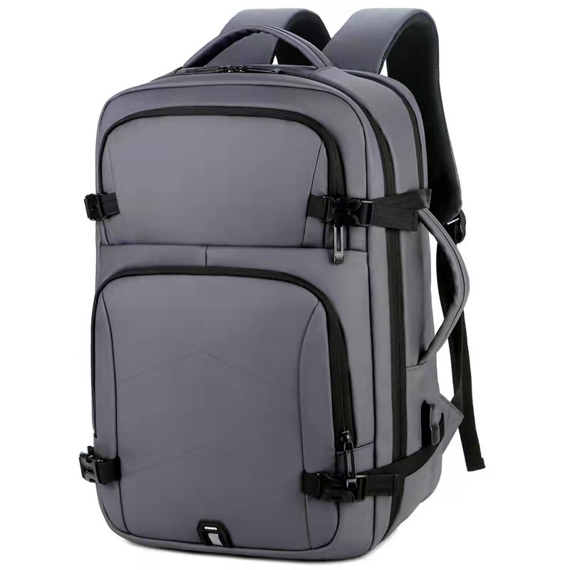 OEM/ODM Factory Gaming Laptop Bag - New business computer bag USB large-capacity backpack anti-splashing portable backpack fashion and leisure customization – Sansan