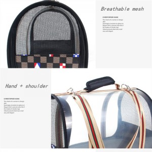 New fashion breathable pet cage foldable car bag Portable pet supplies dog go out carrying bag