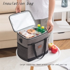 Car 15L 25L large capacity insulation bag takeaway meal delivery bag Oxford cloth insulation bag