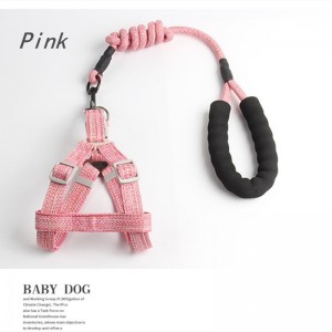 The latest design of China super strong rope rotating buckle pet training traction rope
