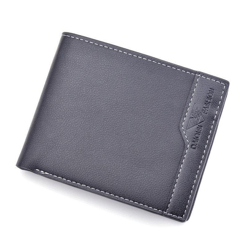 Chinese Professional Zipper Wallet - Men’s Wallet Men’s Short Three-fold Open Wallet New Multi-Card Position – Sansan