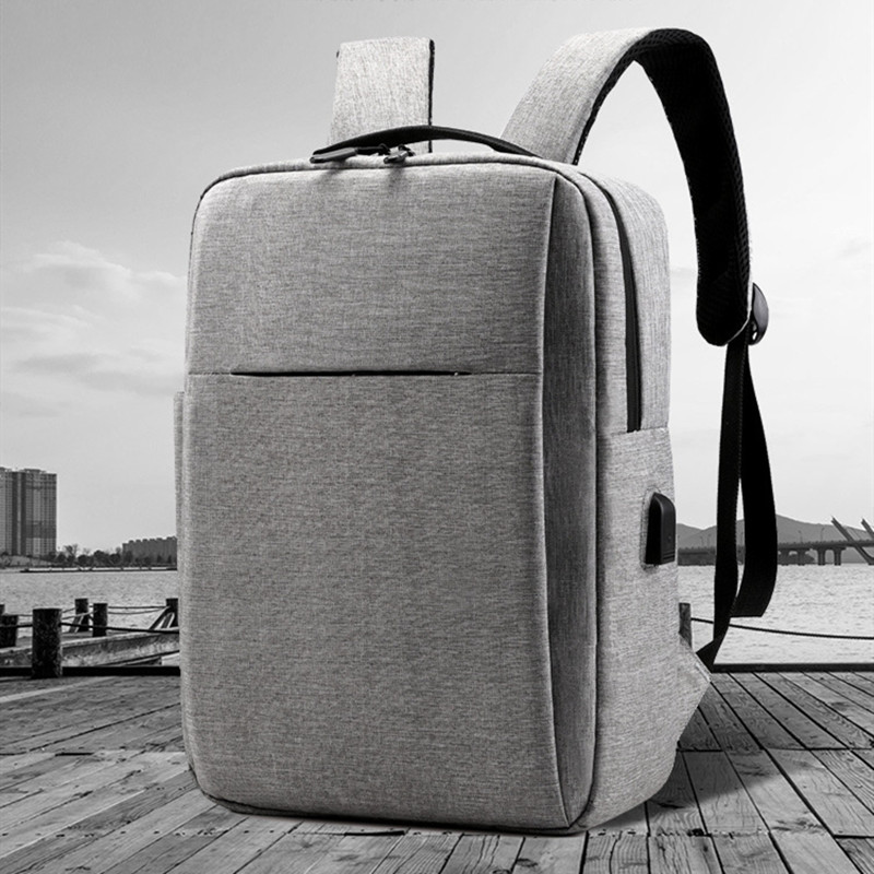 Best quality Handbag - Simple multifunctional USB laptop backpack outdoor travel backpack business office bag – Sansan