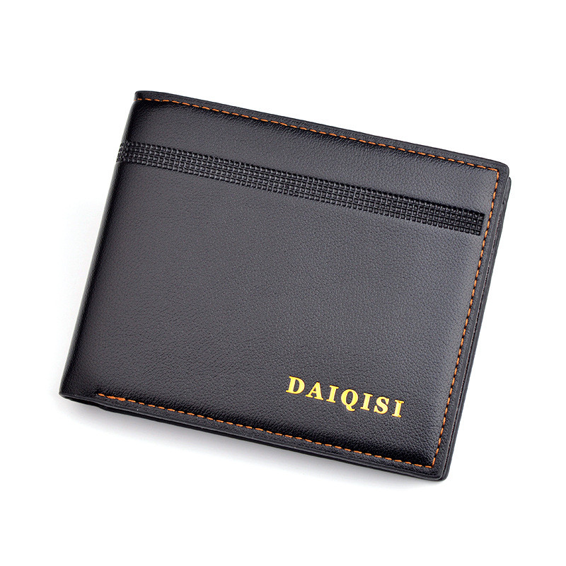 OEM/ODM China 3 Folding Vertical Wallet - New Men’s Wallet Fashionable Simple Short Wallet Horizontal Section Casual 3 Fold Soft Wallet – Sansan