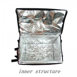 Large-capacity cooler bag picnic preservation storage backpack takeaway bag cold storage ice bag