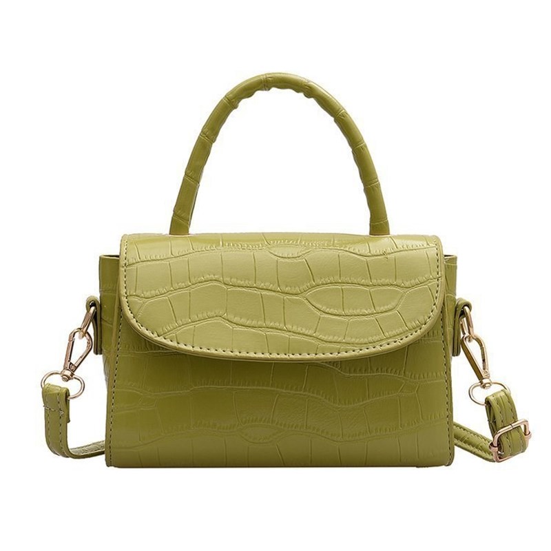 China wholesale Oxford Cloth Crossbody Bag - New Korean women’s handbag trend stone pattern all-match leather shoulder bag messenger bag fashion – Sansan
