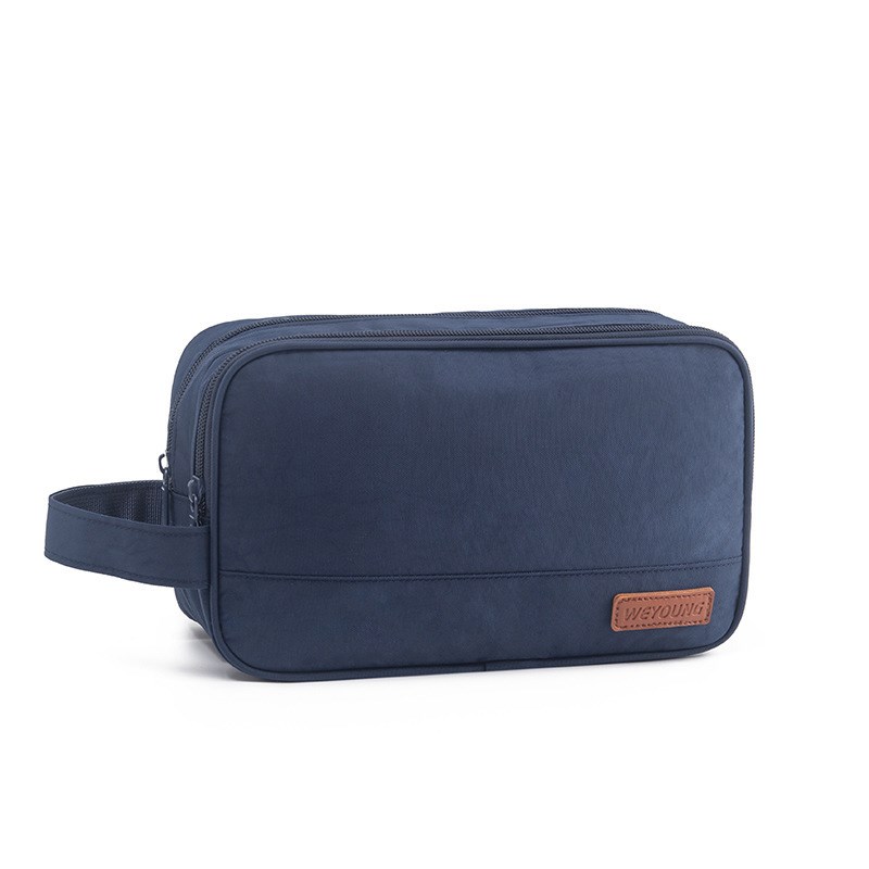 Hot-selling Big Shoulder Bags - Multifunctional double zipper opening and closing toiletry storage bag Waterproof nylon travel cosmetic storage bag – Sansan