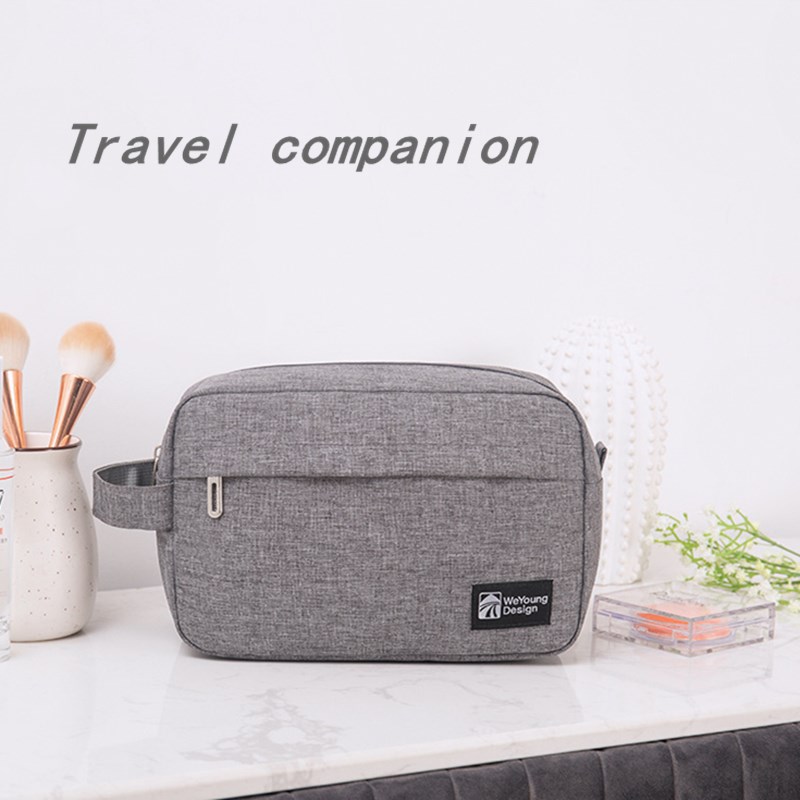Manufacturer for Four-Wheel Suitcase - Factory direct portable portable cosmetic storage bag Washed nylon large capacity multifunctional toiletry bag – Sansan