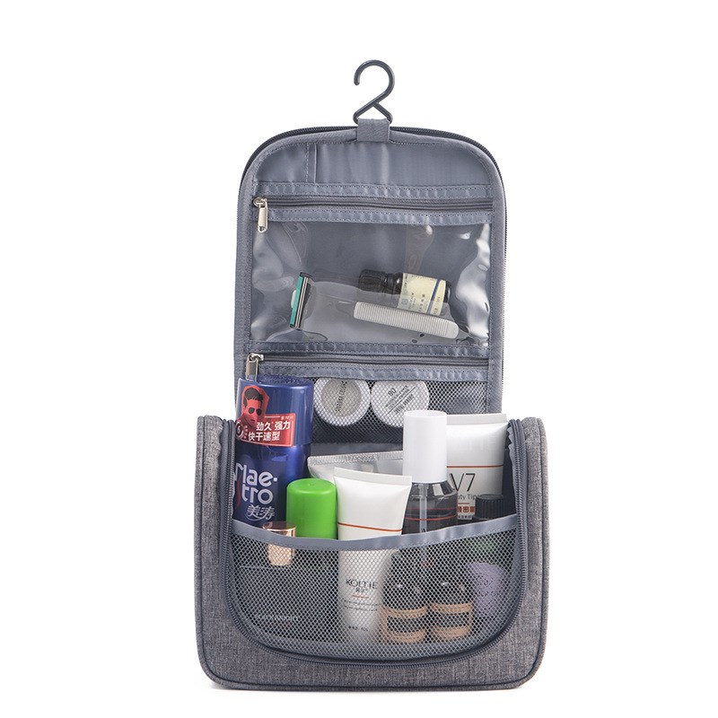 PriceList for Multifunctional Large-Capacity Card Package - Waterproof large-capacity portable travel toiletry storage bag Hanging hook portable dry and wet separation cosmetic bag – Sansan