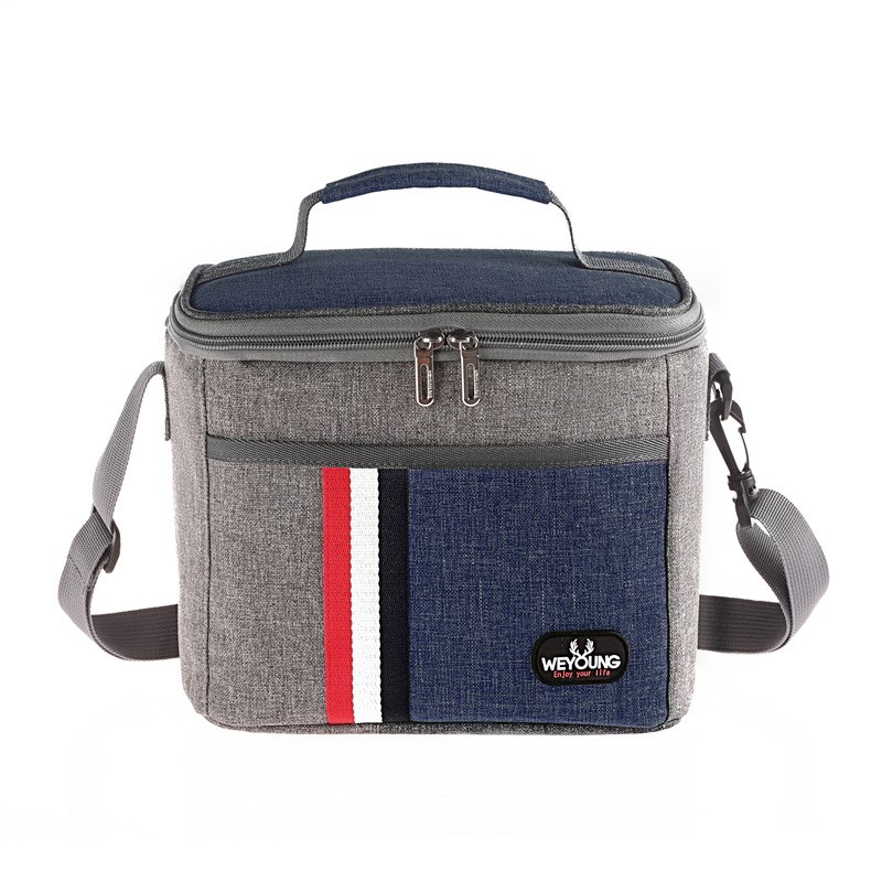 PriceList for Jordan Backpack - Thickened Oxford cloth waterproof aluminum foil insulation bag ice bag handbag striped bag – Sansan