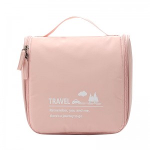 Outdoor travel cosmetic bag Japanese waterproof hanging hook storage bag folding portable toiletry bag
