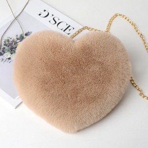Best-Selling China Fluffy Custom Plush Shoulder Purse Bag