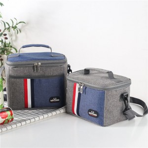 Thickened Oxford cloth waterproof aluminum foil outdoor picnic lunch bag multifunctional insulation bag