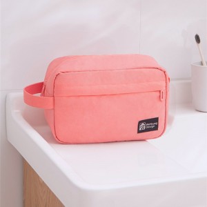 Factory direct portable portable cosmetic storage bag Washed nylon large capacity multifunctional toiletry bag