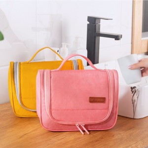 Good quality Chinese fashion modern leather lady lady one-shoulder shopping tote bag cosmetic storage storage bathroom toilet bag
