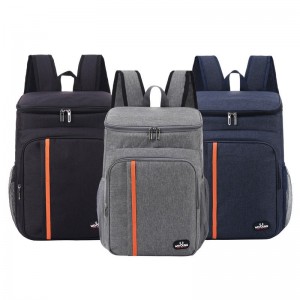 Large-capacity cold insulation backpack, multi-function outdoor picnic backpack, insulation bag, leak-proof shoulder ice bag