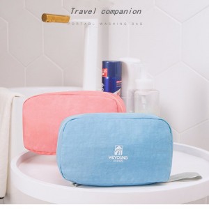 Multifunctional cationic portable toiletry bag, travel hook hanging cosmetic storage bag