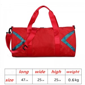 Sporty Fitness Sports Luggage Bag Lightweight Waterproof Travel Duffel Bag Outdoor Leisure Portable Travel Bag