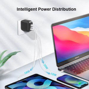 Popular travel high power 65W type c pd usb charger PD65W