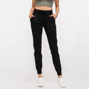 ผู้หญิง Active Sweatpants ออกกำลังกายโยคะ Joggers กางเกง Ultra Soft Drawstring กางเกงเหงื่อหลวมพร้อมกระเป๋า