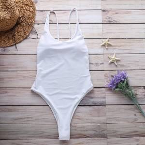 Ženski visoko izrezani jednodijelni kupaći kostim