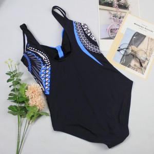 Ženski jednodijelni kupaći kostimi za kontrolu trbuščića kupaći kostim za mršavljenje s boemskim uzorkom
