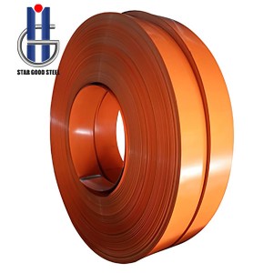 Color coated strip