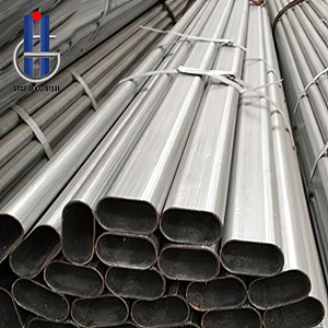 Galvanized oval steel tube