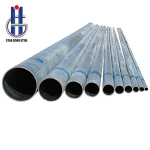 Galvanized steel tube