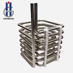 Stainless steel spiral tube