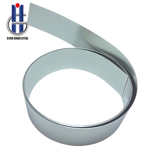 Ultra-thin stainless steel strip