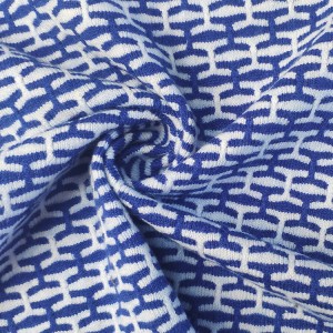 Desain baru kain jacquard nilon akrilik lembut dan nyaman untuk kulit terlaris