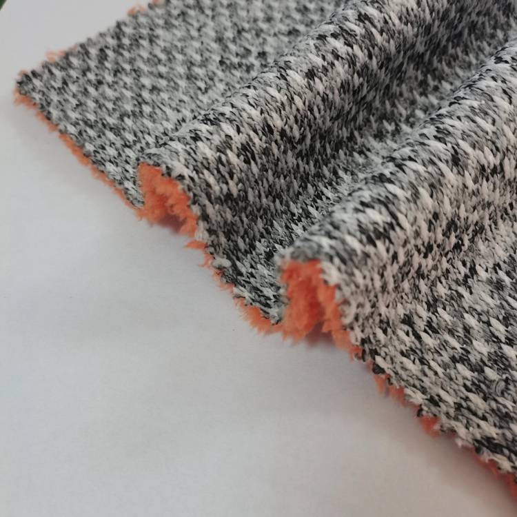 țesătură de pulover grosieră din poliester cu design nou 100 țesătură din lână sherpa pentru haină
