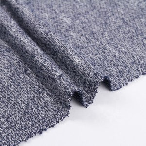 Hot sælgende letvægts TR strikket lyng polyester rayon fransk frotté stof værft