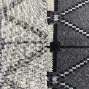 Fashional personalizat tricotat acrilic raion amestec de nailon Hacci țesătură jacquard pentru rochie