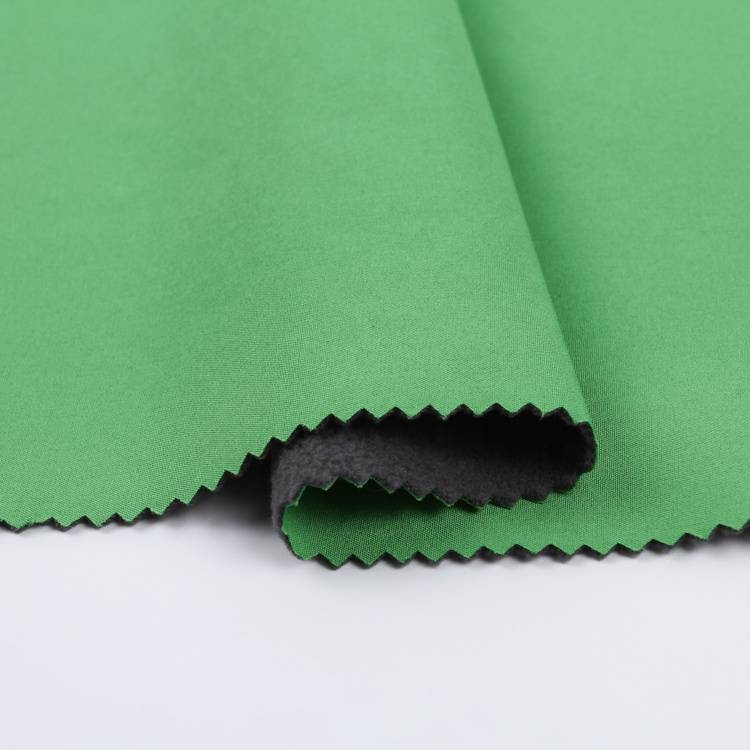 Țesătură spandex din poliester elastic în patru direcții, lipită cu țesătură softshell tricotată