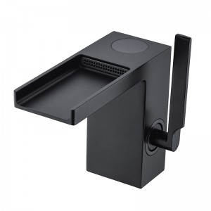 Starlink Matte Black Hot and Cold Basin Faucet