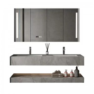 Modern Luxury Slate Stone Bathroom Bathroom Vanity