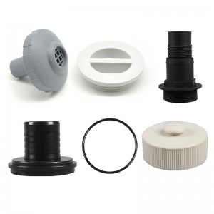 Conector de filtro STARMATRIX/ Enchufe de agua del skimmer/ Adaptador de filtro/ Adaptador de bomba/ Junta tórica/ Tapa del tapón de drenaje de la piscina