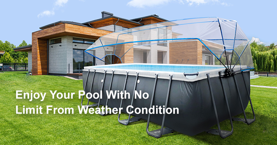 Goza da túa piscina sen límite de condicións meteorolóxicas