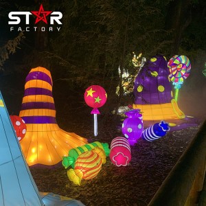 Outdoor Led Festival Magic Hats Sineeske Lanterns mei CE-sertifikaat