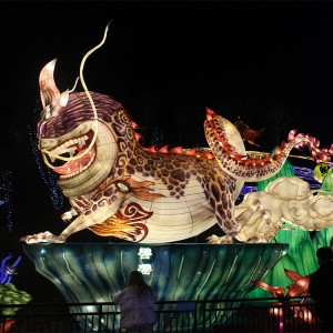 Varázslatos Zigong Lámpás Show Kínai Lámpás Fesztivál