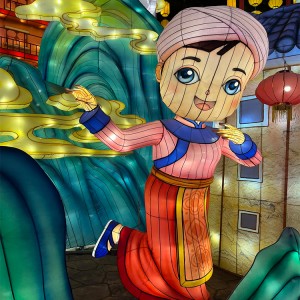 Китайский фестиваль уличных фонарей, художественное шоу фонарей