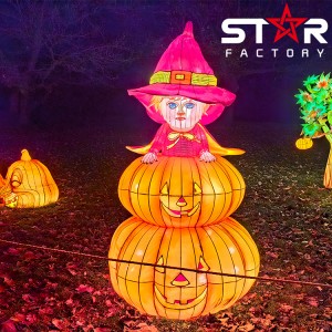 Outdoor Decoration Theme park Fabric Halloween Lantern Decoration