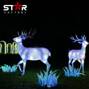 Vivid Animal Deer Model Lantern Foar Sineesk Lantern Festival