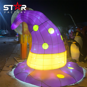 CE සහතිකය සහිත එළිමහන් Led Festival Magic Hats Chinese Lanterns