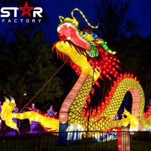 Outdoor Playground Decoration Dragon Silk Festival Chinese New Year Lantern